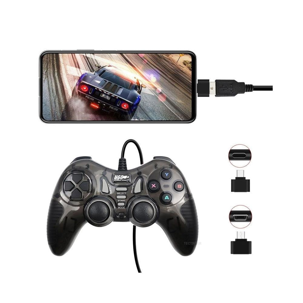USB Wired Gamepad For Android/Set - Top Box/Joystick PC Game JOD 7