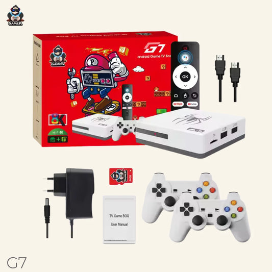 G7 android 14 plus gaming tv box 30,000 + games streaming & home media players