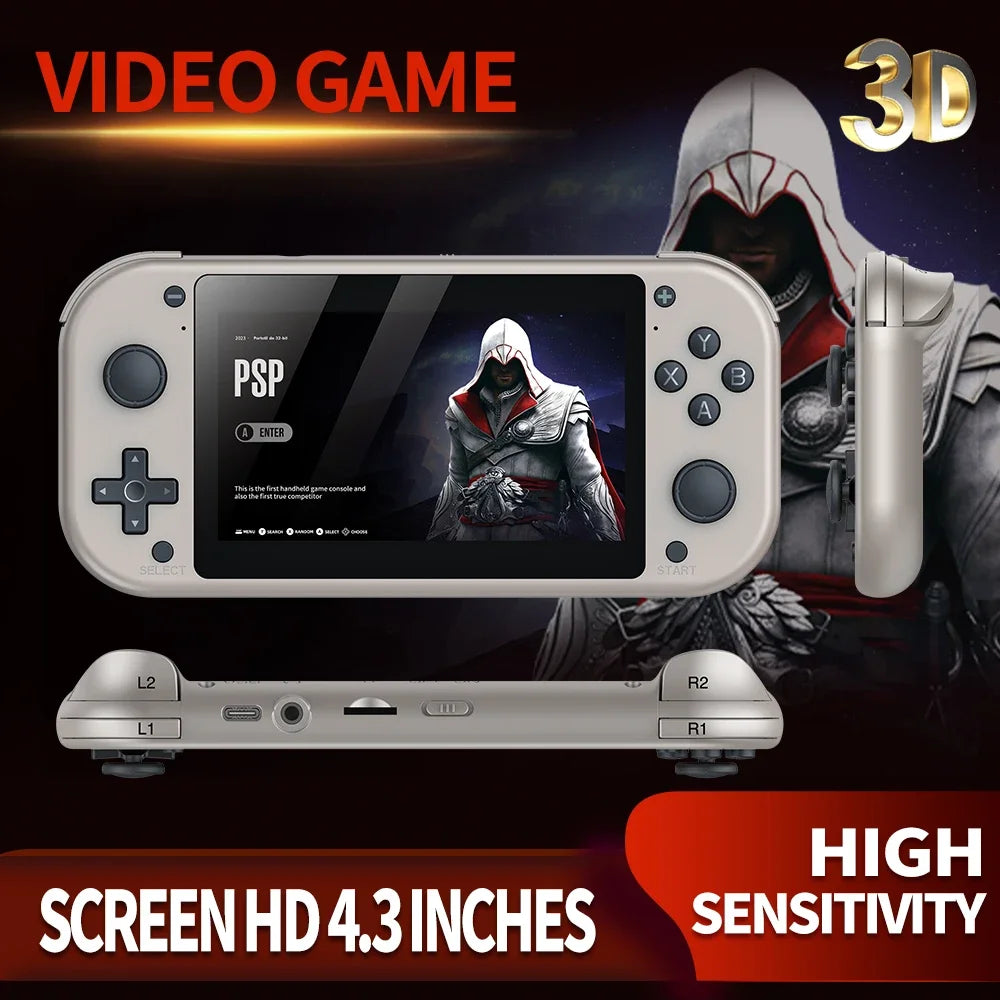 M17 retro handheld video game console 4.3 inch 20000 + classic games