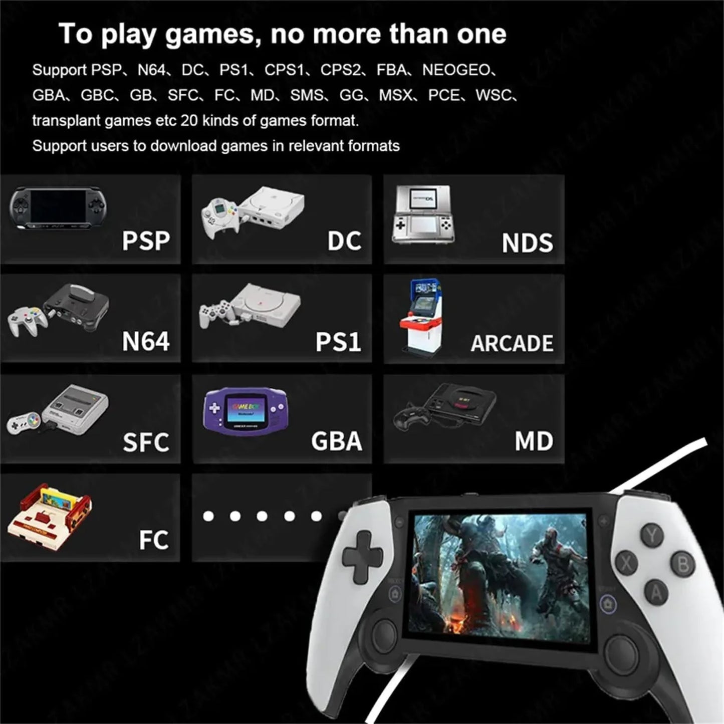 M25 handheld game console television hdmi-compatible 4.3 inch 64g 20000 + games