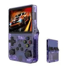R36s handheld game console 3.5 inch ips screen retro gaming console 64g card