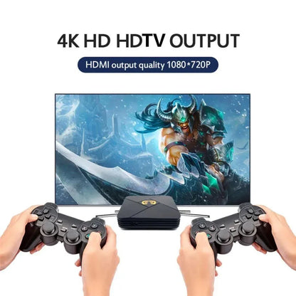 Retro classic gamebox 2.4g wireless dual system android 9.1 game stick