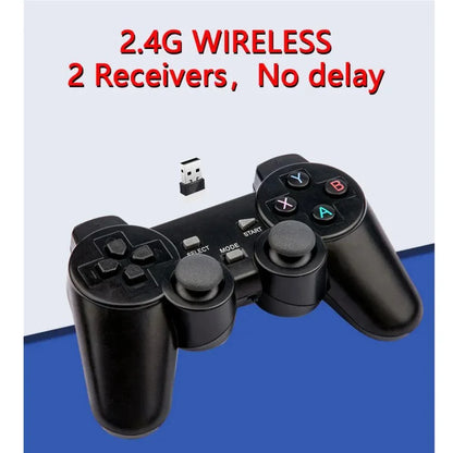 Retro classic gamebox 2.4g wireless dual system android 9.1 game stick