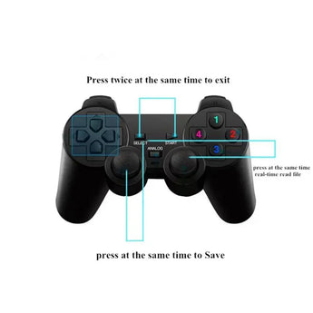 Retro classic gamebox 2.4g wireless dual system android 9.1 game stick