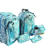 High sierra printed trolley backpack set (6 pc) backpacks