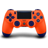 Wireless bt gamepad for ps4 controller solid orange - Fun Touch