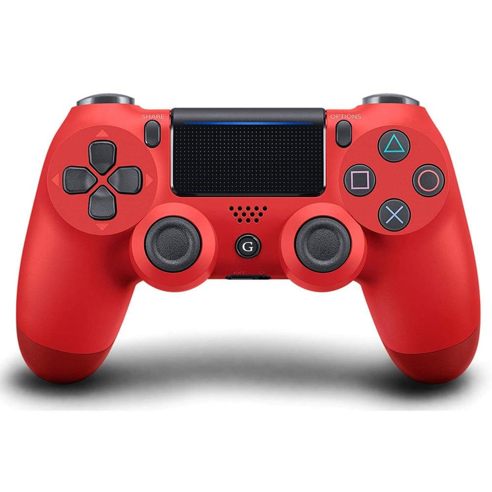 Wireless bt gamepad for ps4 controller solid red - Fun Touch