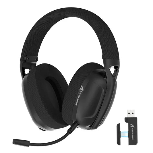 Attack shark l80 ultra-light tri-mode gaming headset headsets