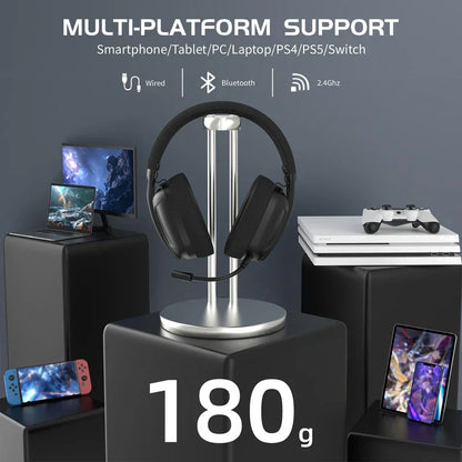 Attack shark l80 ultra-light tri-mode gaming headset headsets