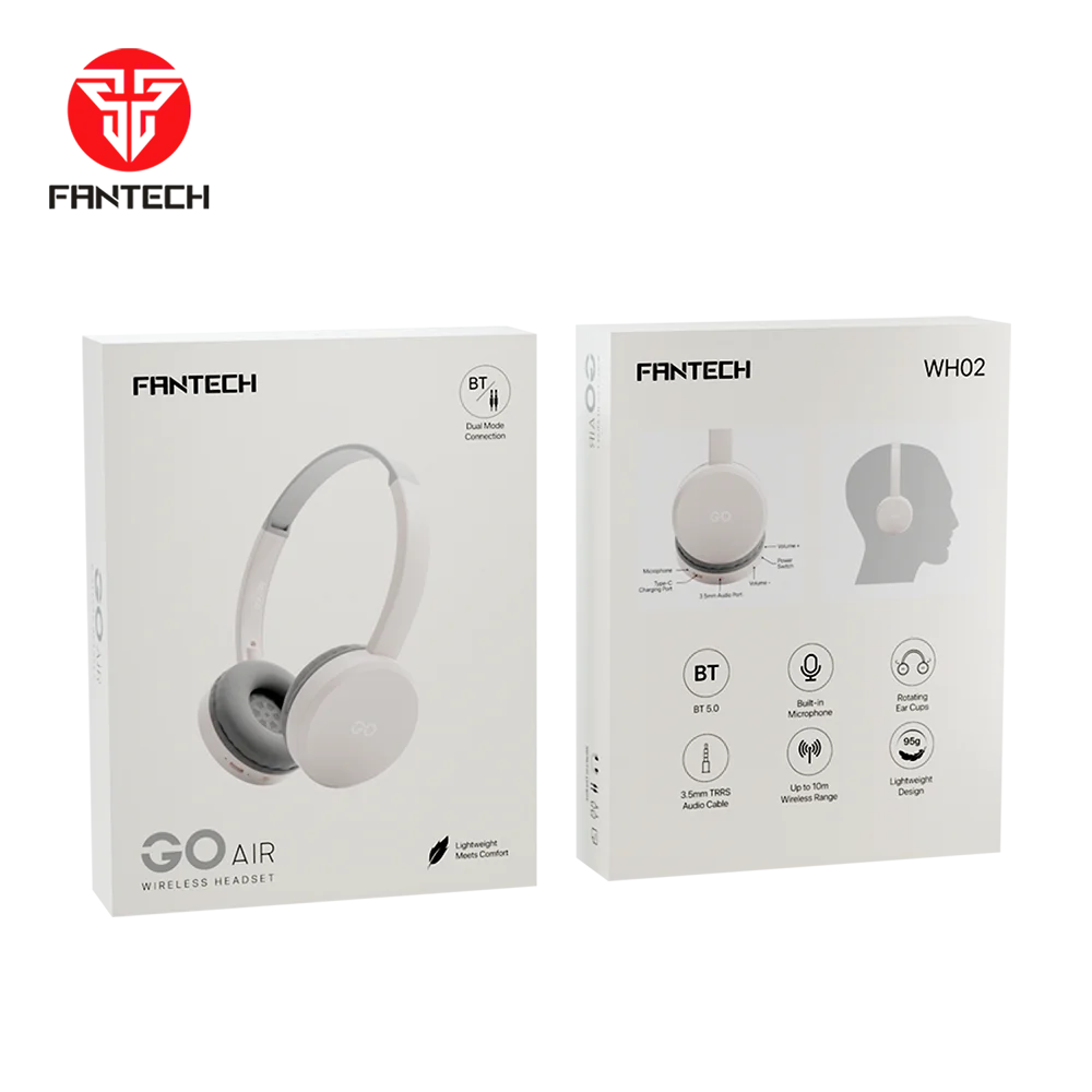 Fantech go air wireless headphone wh02