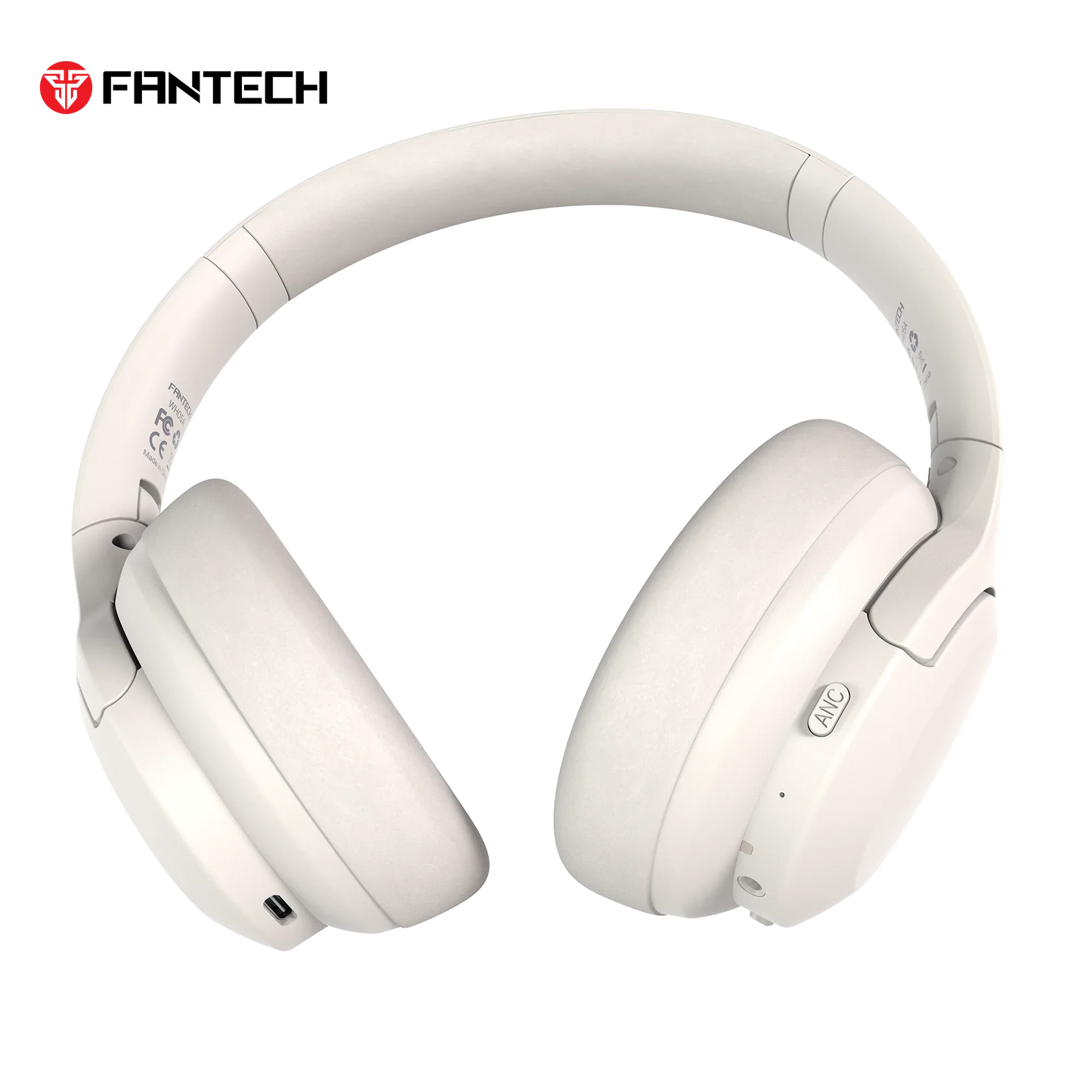 Fantech wh05a go vibe anc wireless headset baige headsets