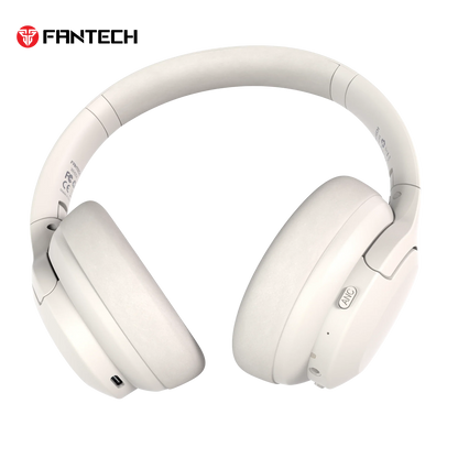 Fantech wh05a go vibe anc wireless headset baige headsets