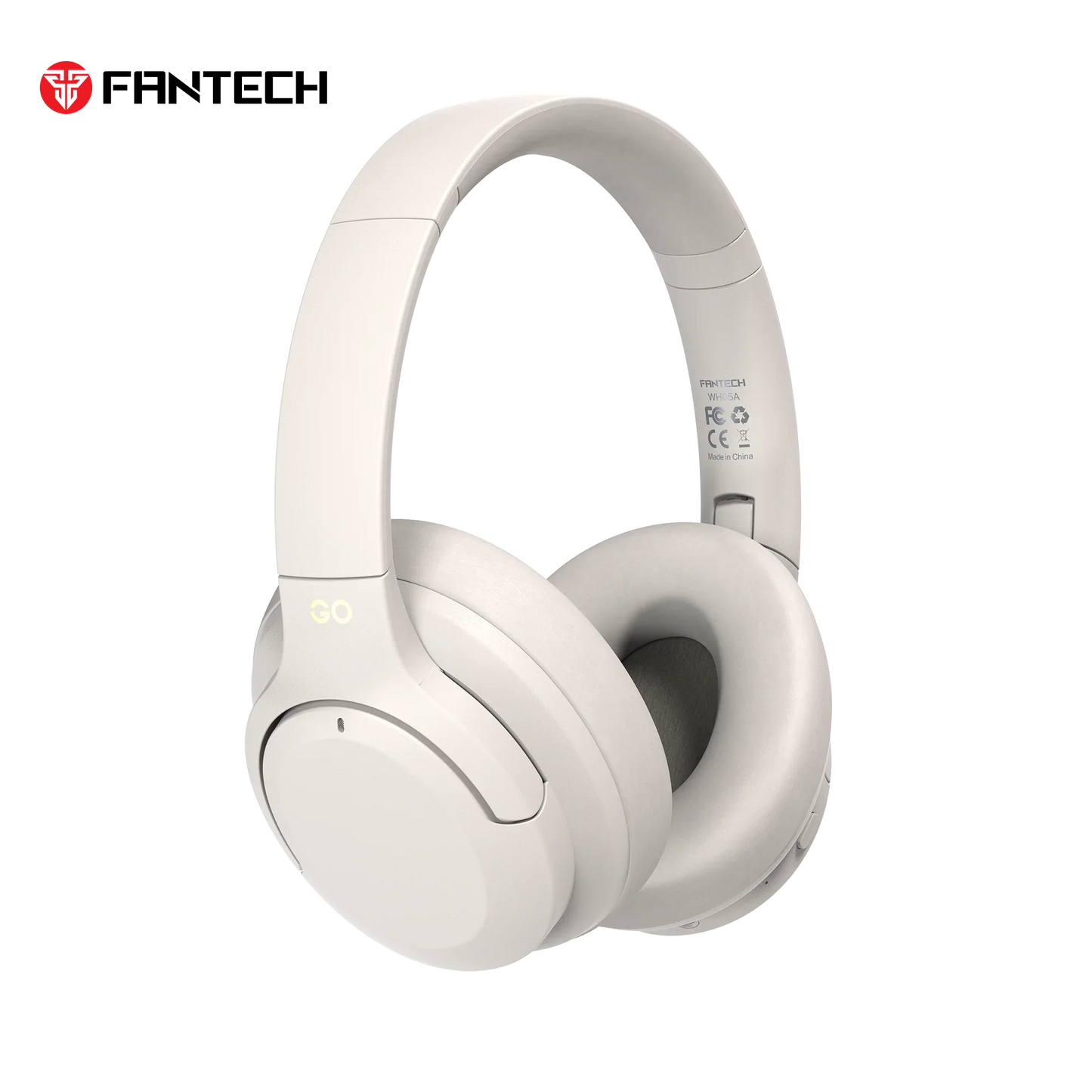 Fantech wh05a go vibe anc wireless headset baige headsets