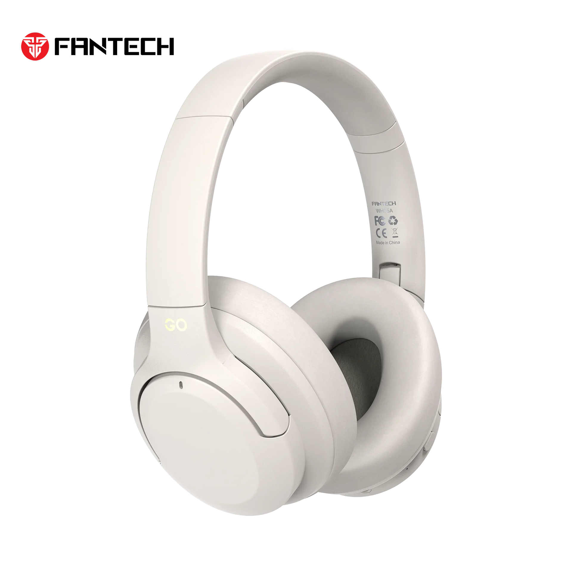 Fantech wh05a go vibe anc wireless headset baige headsets