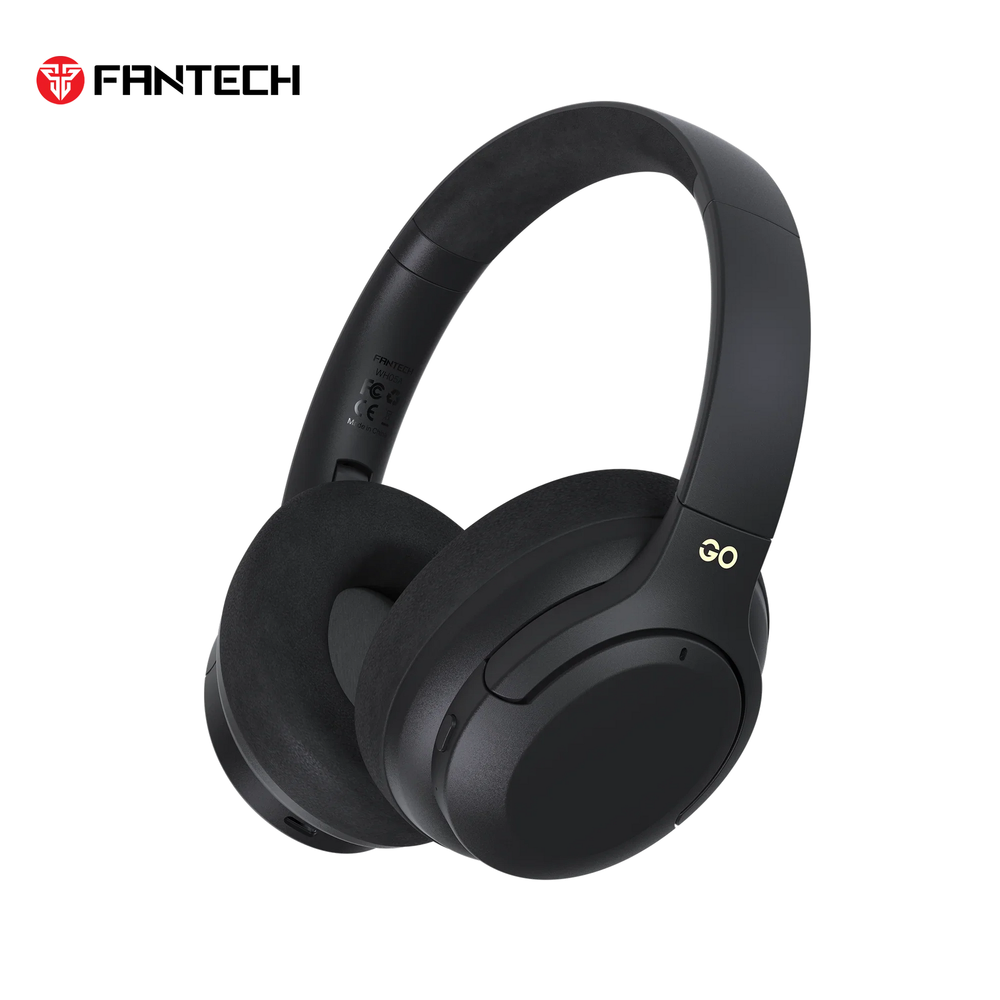 Fantech wh05a go vibe anc wireless headset black headsets