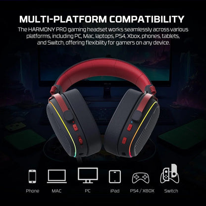 Fantech whg02p harmony pro wireless gaming headset headsets
