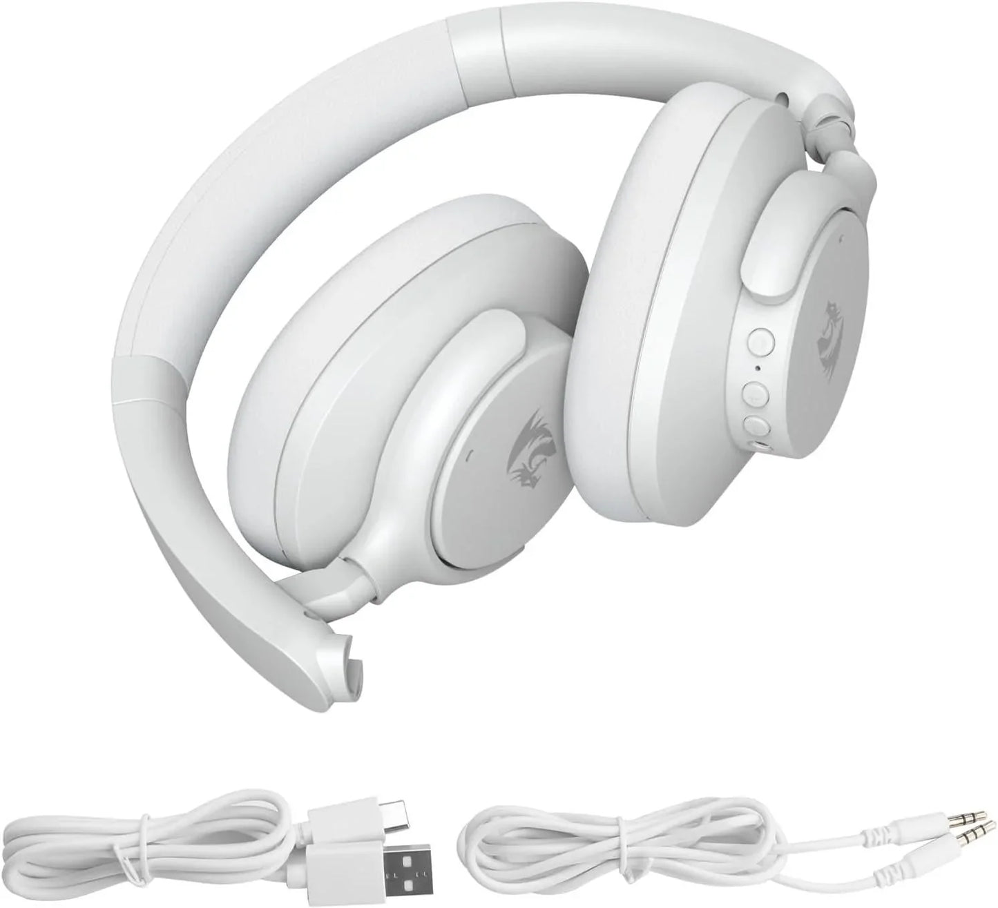 Redragon h610 wireless gaming headset for pc mac ns phone - bt 5.3 with anc