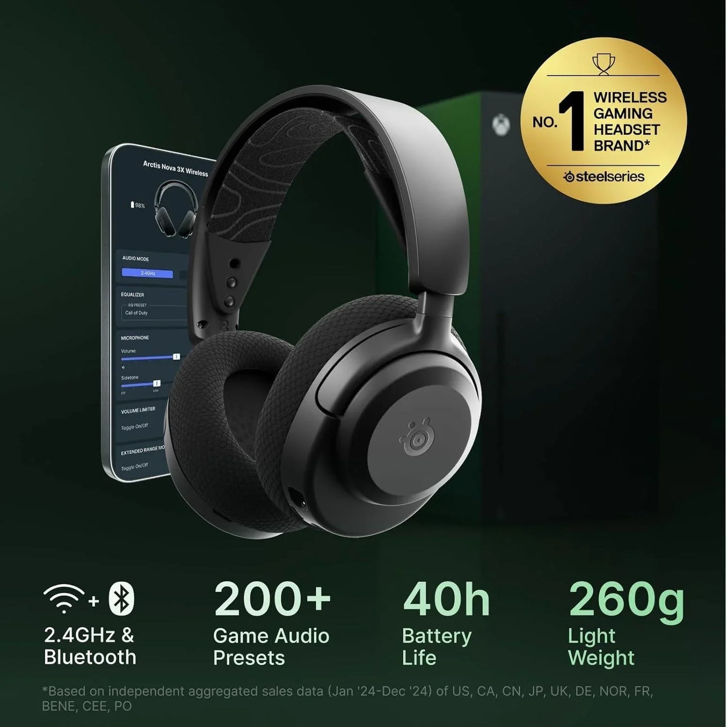 Steelseries arctis nova 3x wireless multi-platform gaming headset mobile app
