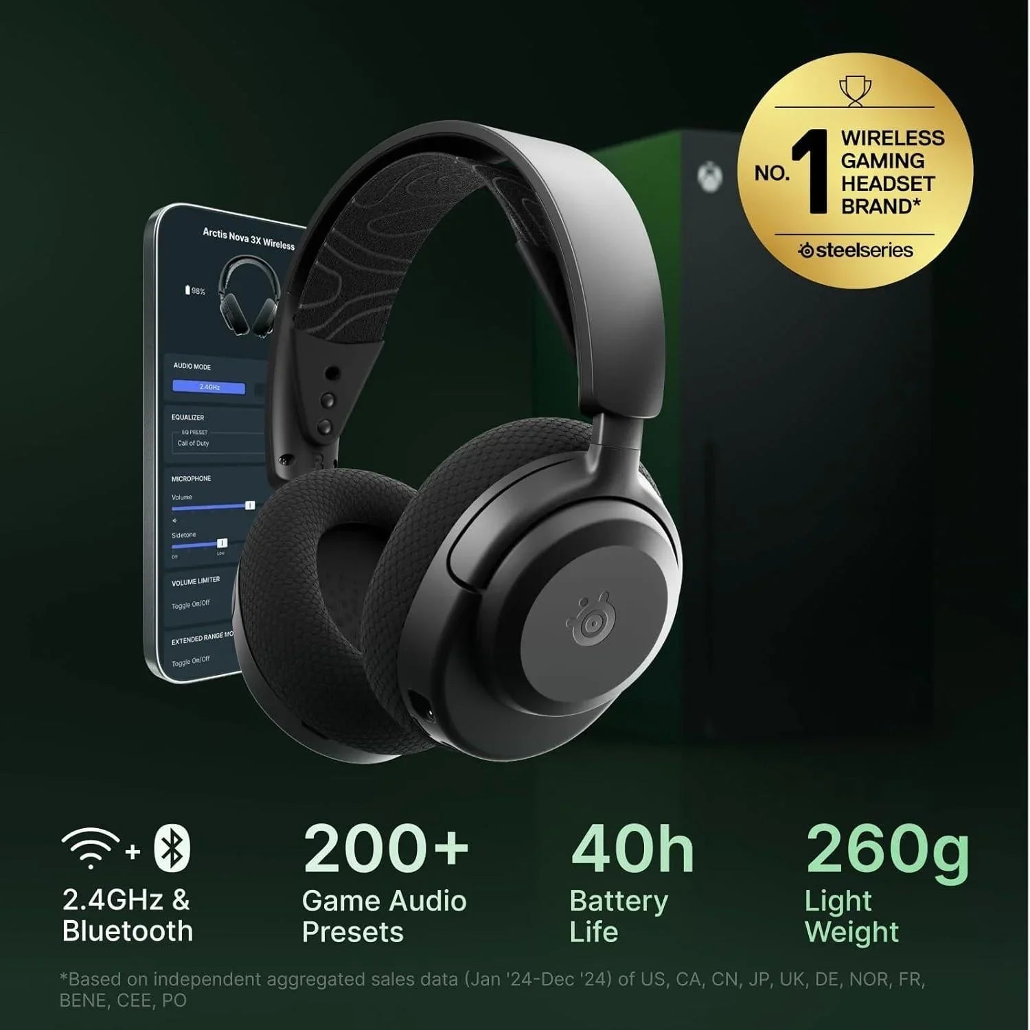 Steelseries arctis nova 3x wireless multi-platform gaming headset mobile app
