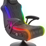 X rocker monsoon rgb 4.1 stereo audio gaming chair with vibrant led lighting