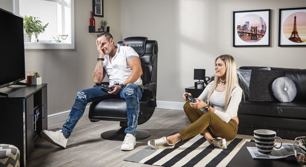 X Rocker Pro 4.1 Pedestal Gaming Chair With 4.1 Wireless Audio System