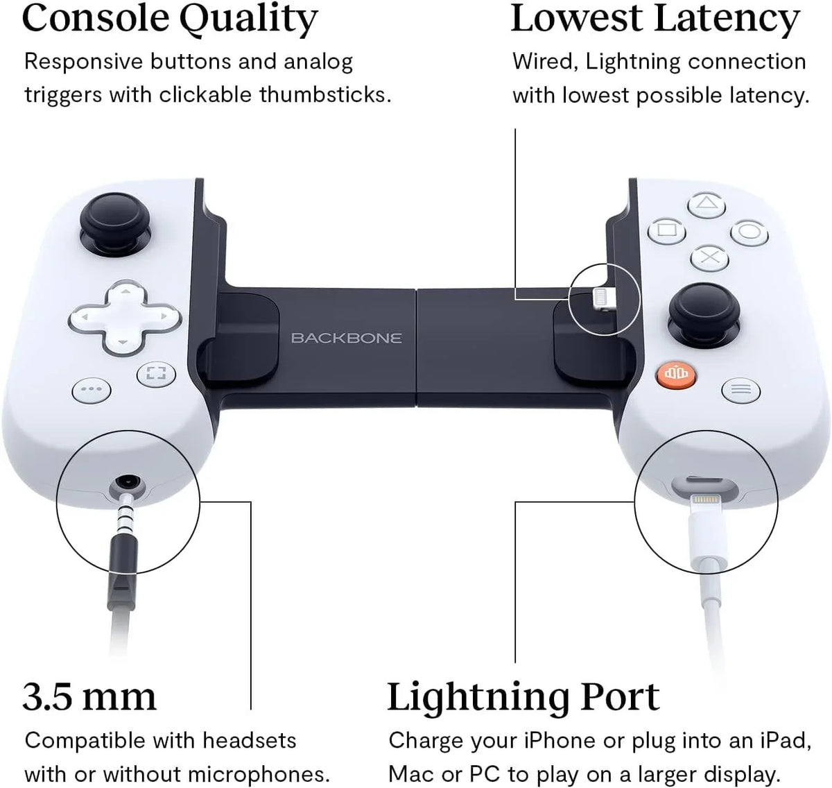 Backbone for iphone - playstation headsets & accessories
