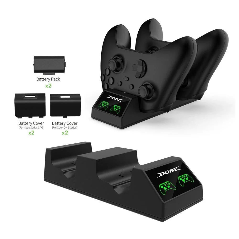 Dobe charging dock xbox series stick xbox one with 2 battery tyx-1817x