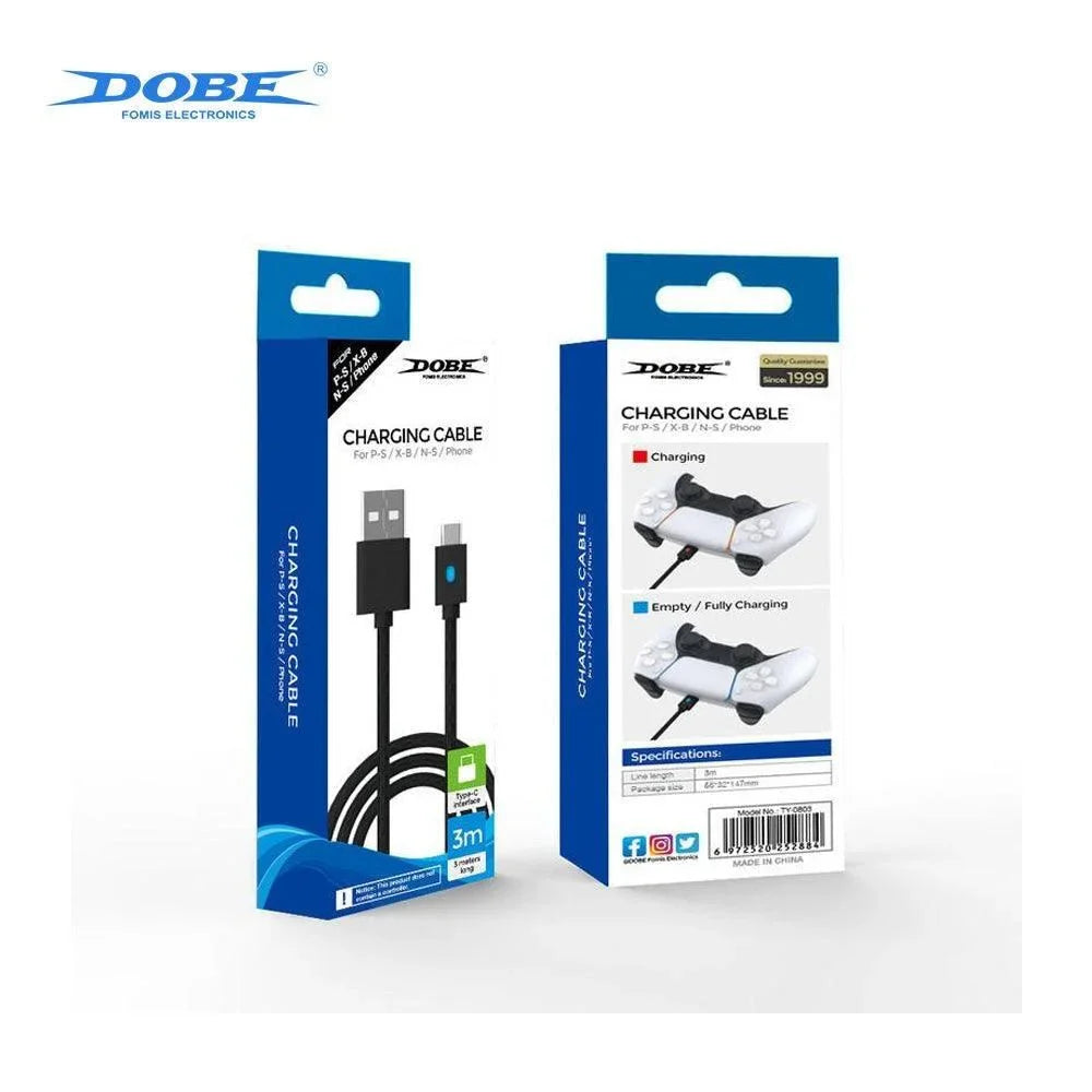 Type-c data cable ty-18179 3m for ps5 switch pro xbox controller