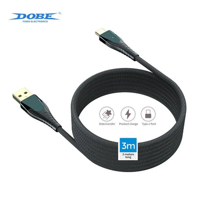 Type-c data cable ty-18179 3m for ps5 switch pro xbox controller