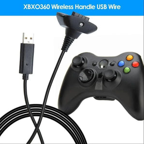 Usb charging cable for xbox 360 wireless game controller 1.5m