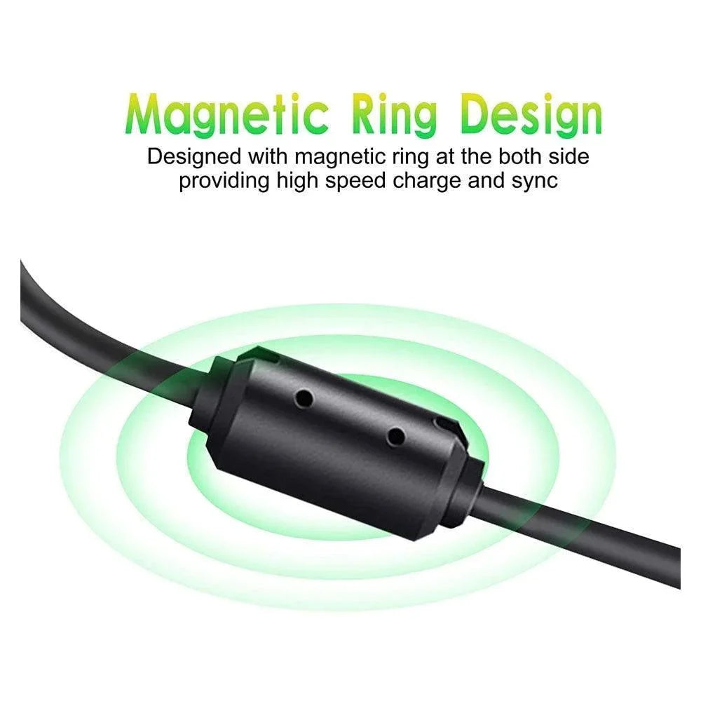 Usb charging cable for xbox 360 wireless game controller 1.5m