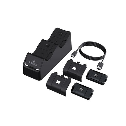 Sparkfox dual charger - ultimate charging station for your devices - xbox