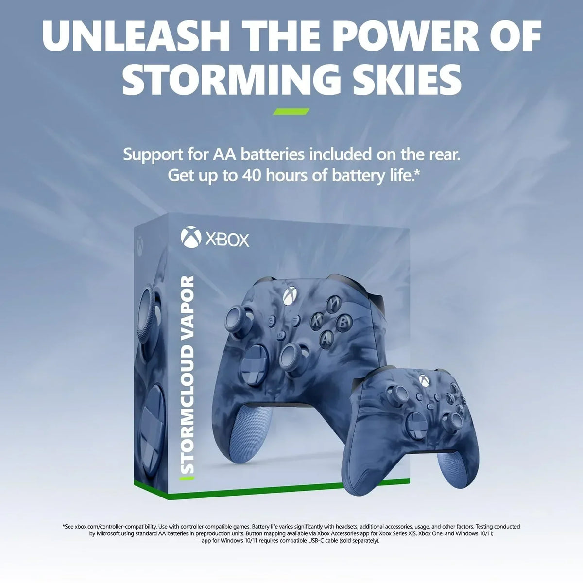 Xbox wireless controller - stormcloud vapor series - xbox controllers