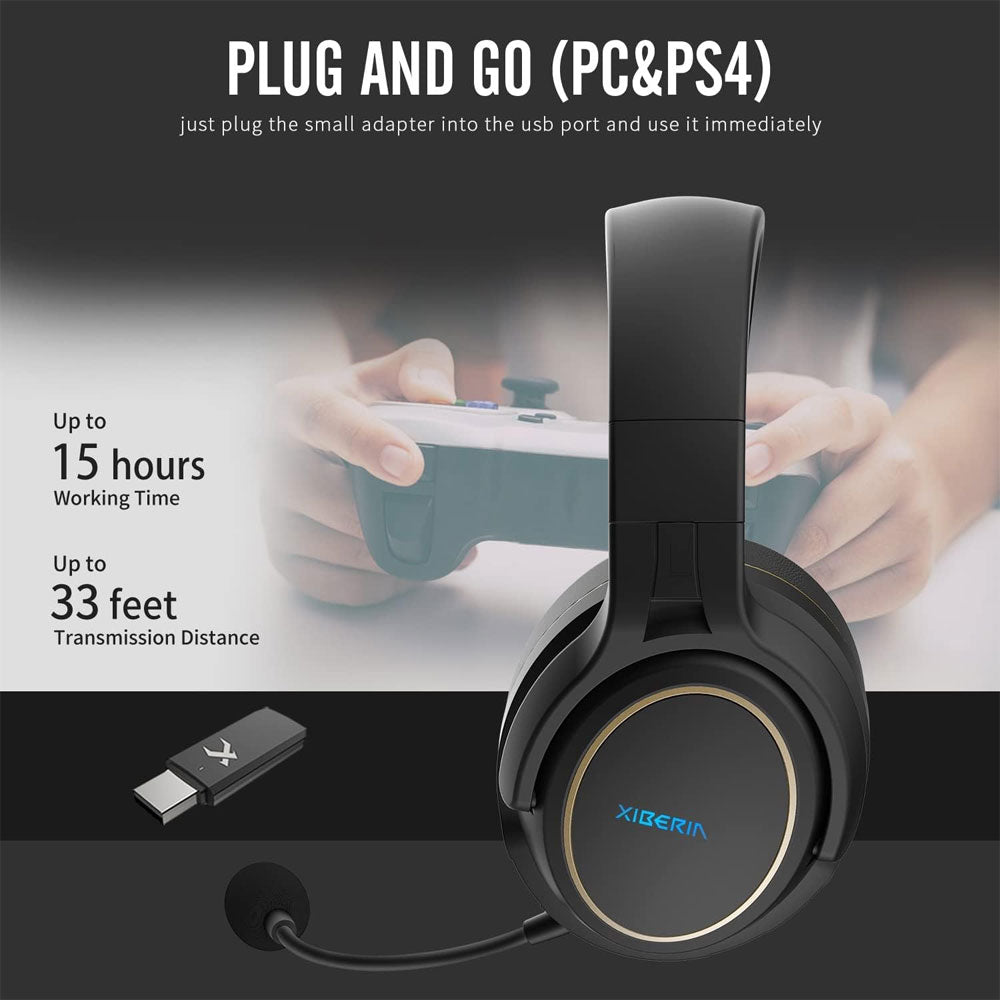 XIBERIA G01 PRO Wireless Gaming Headset for PS5/PS4/PC JOD 35