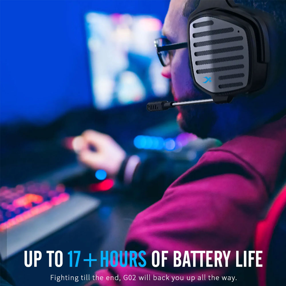 XIBERIA G02 Wireless Gaming Headset for PS5/PS4/PC Audio