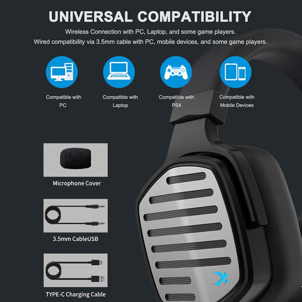 Xiberia g02 wireless gaming headset for ps5/ps4/pc - Fun Touch