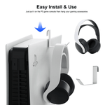 Ys-p5181 for ps5 host wall hanger base charging stand bracket for wall storage
