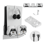 Ys-p5181 for ps5 host wall hanger base charging stand bracket for wall storage
