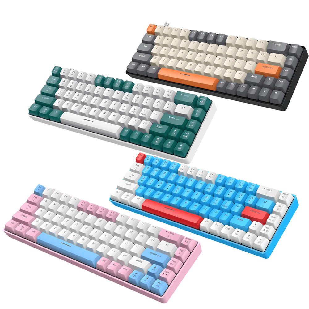 Ziyou lang rk-t8 wired 65% mechanical gaming keyboard