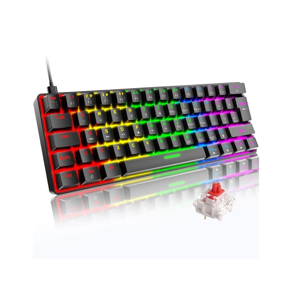 Ziyoulang t60 mechanical keyboard 62 keys - Fun Touch