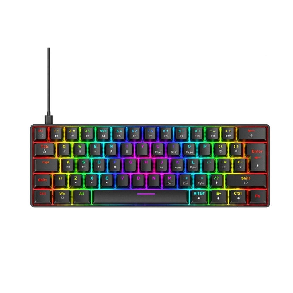 Ziyoulang t60 mechanical keyboard 62 keys - Fun Touch