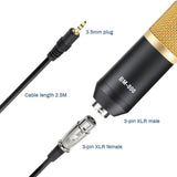 Bm-800 professional condenser microphone with v8 soundcard JOD 25