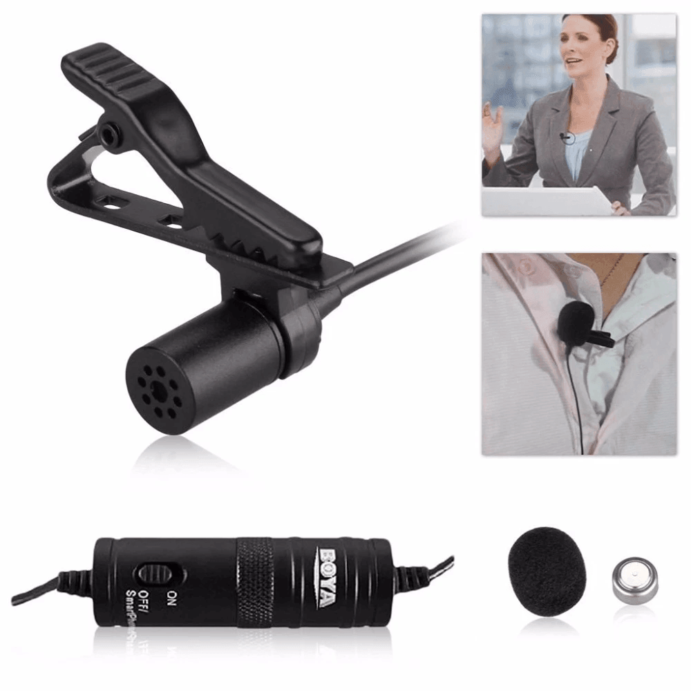 Boya by-m1 omnidirectional lavalier microphone JOD 10