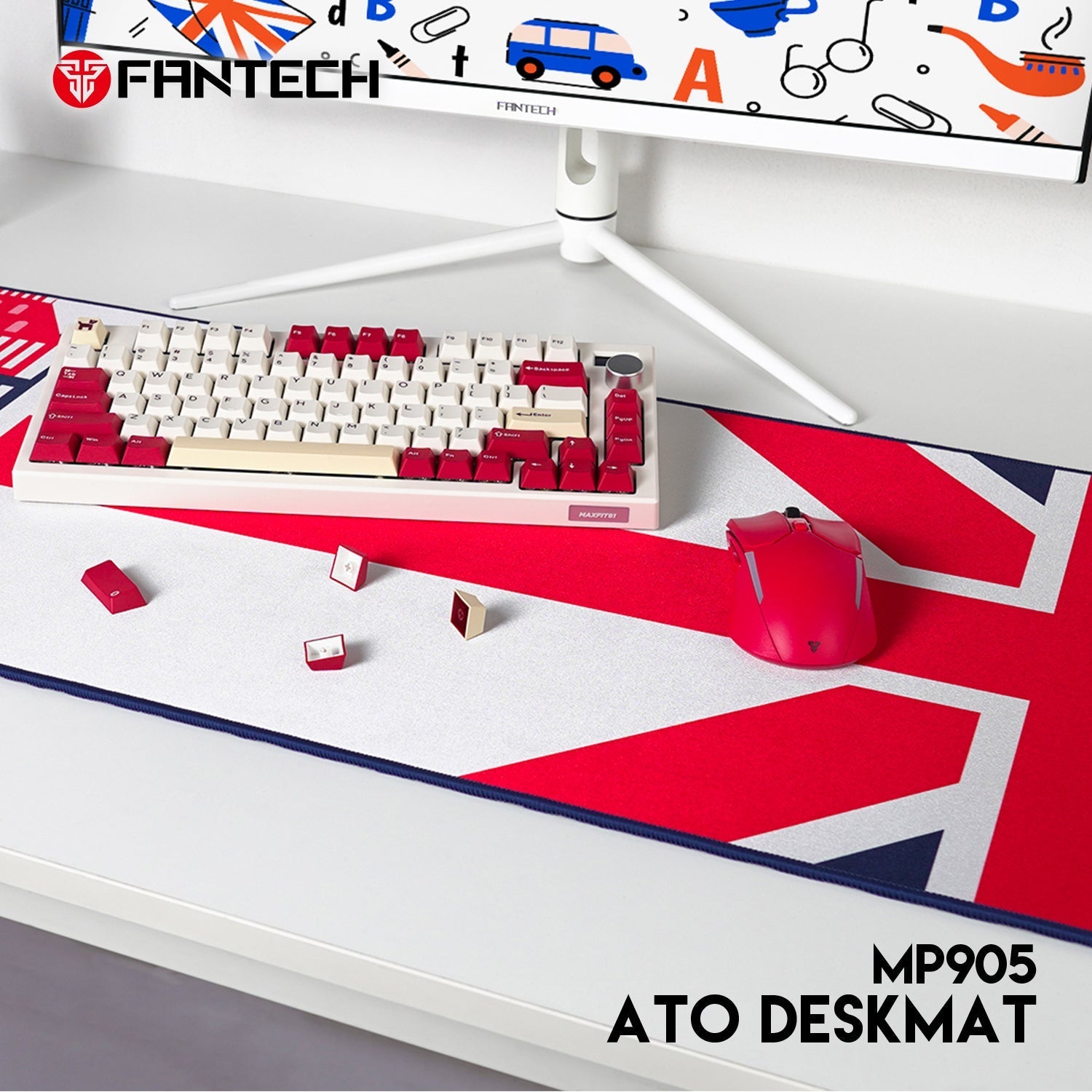 Fantech ATO MP905 Desk Mat VIBE EDTION London Tour JOD 15