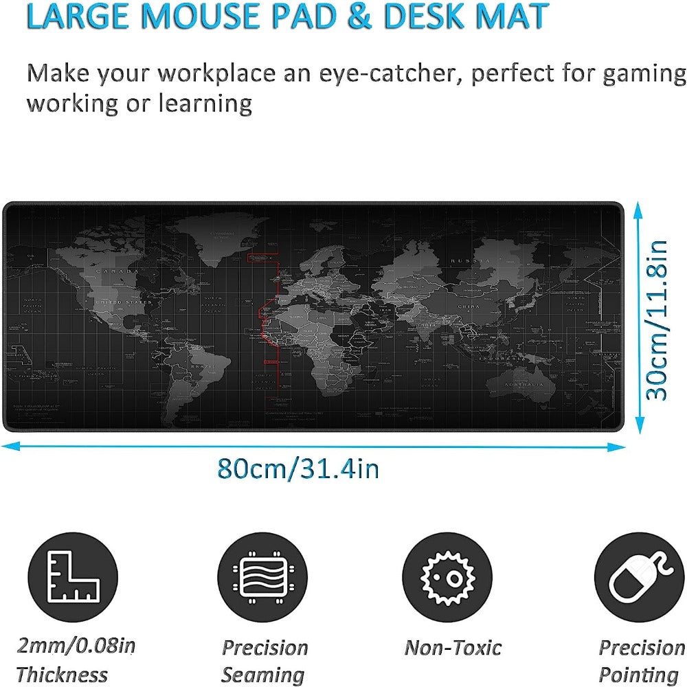 Gaming Mouse Pad World Map JOD 5