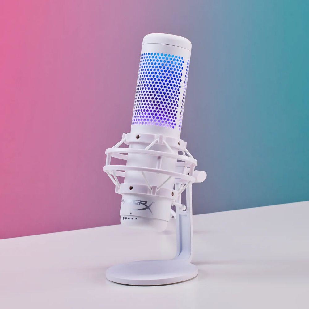 Hyperx quadcast s - usb microphone with rgb lighting white JOD 100
